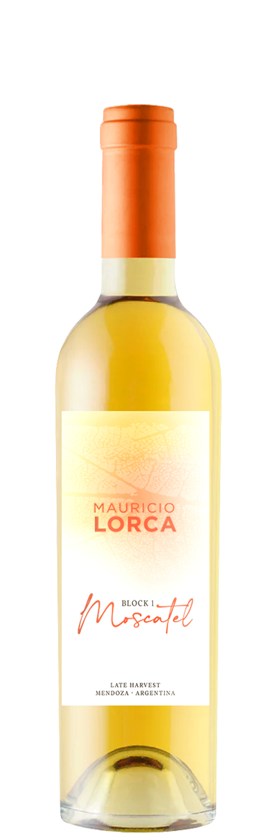 Bottle of Mauricio Lorca Block 1 Late Harvest Moscatel, 50cl, Uco Valley, Argentina