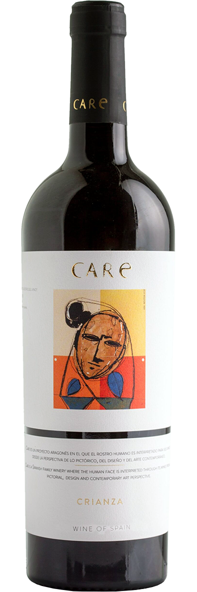 Bottle of Care Crianza wine