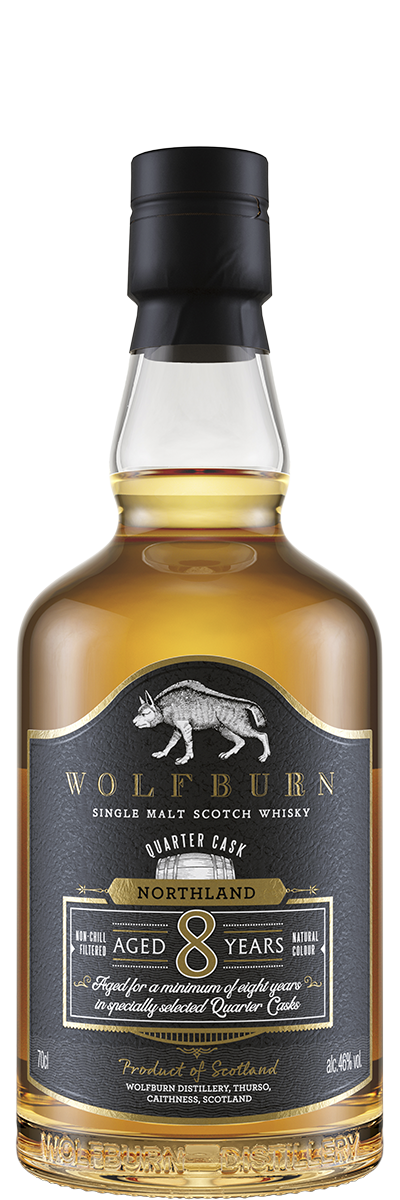 Bottle of Wolfburn Northland 8 Year Old Single Malt Scotch Whisky, 70cl, 46% ABV, Scotland