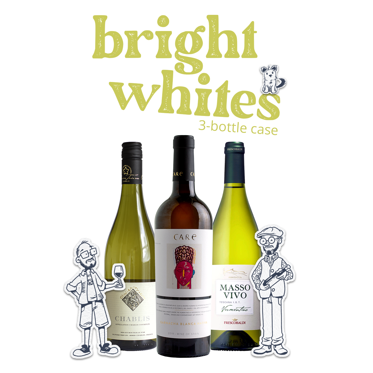 Bright Whites (3-Bottle Case)