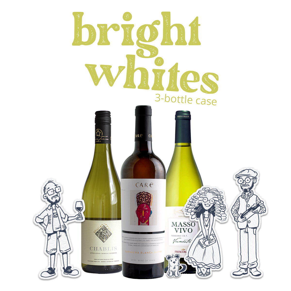 Bright Whites (3-Bottle Case)