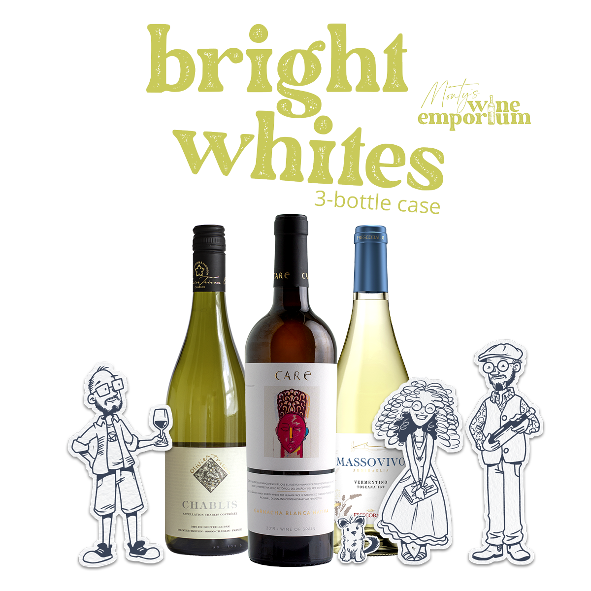 Bright Whites (3-Bottle Case)