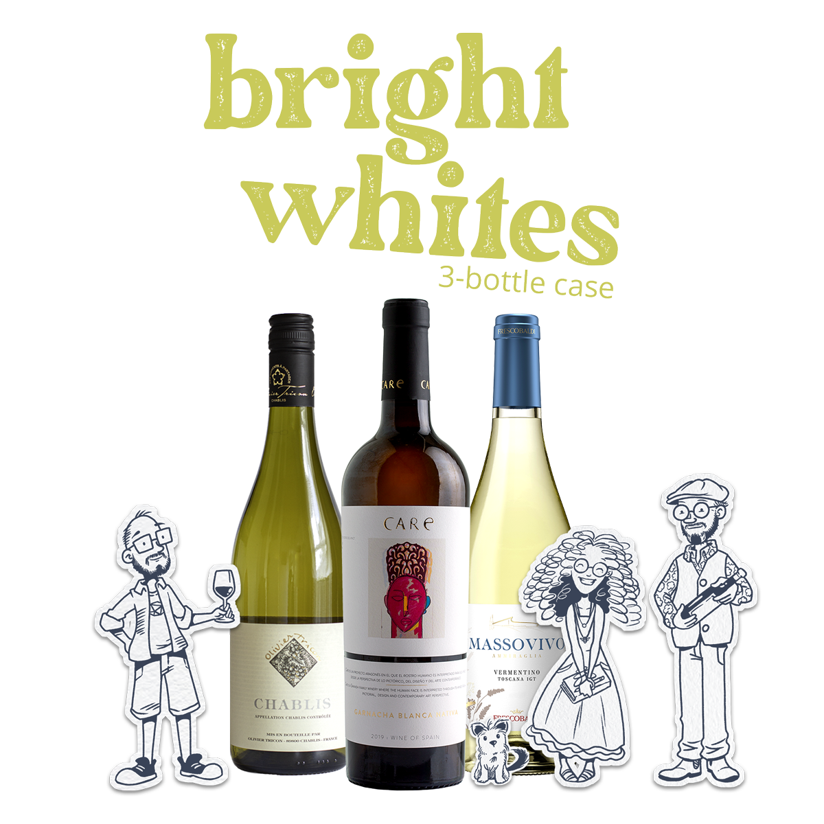 Bright Whites (3-Bottle Case)