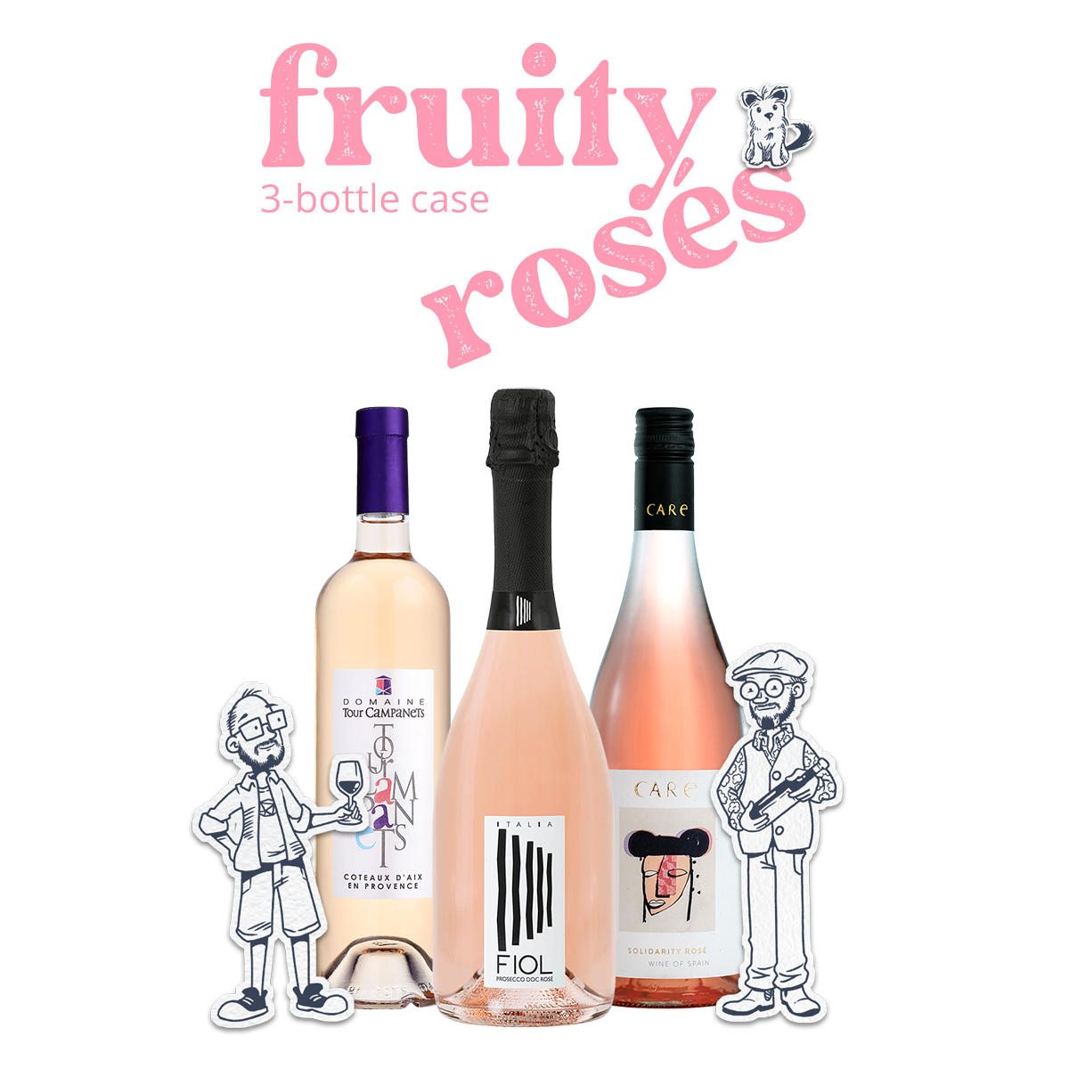 Fruity Rosés (3-Bottle Case)