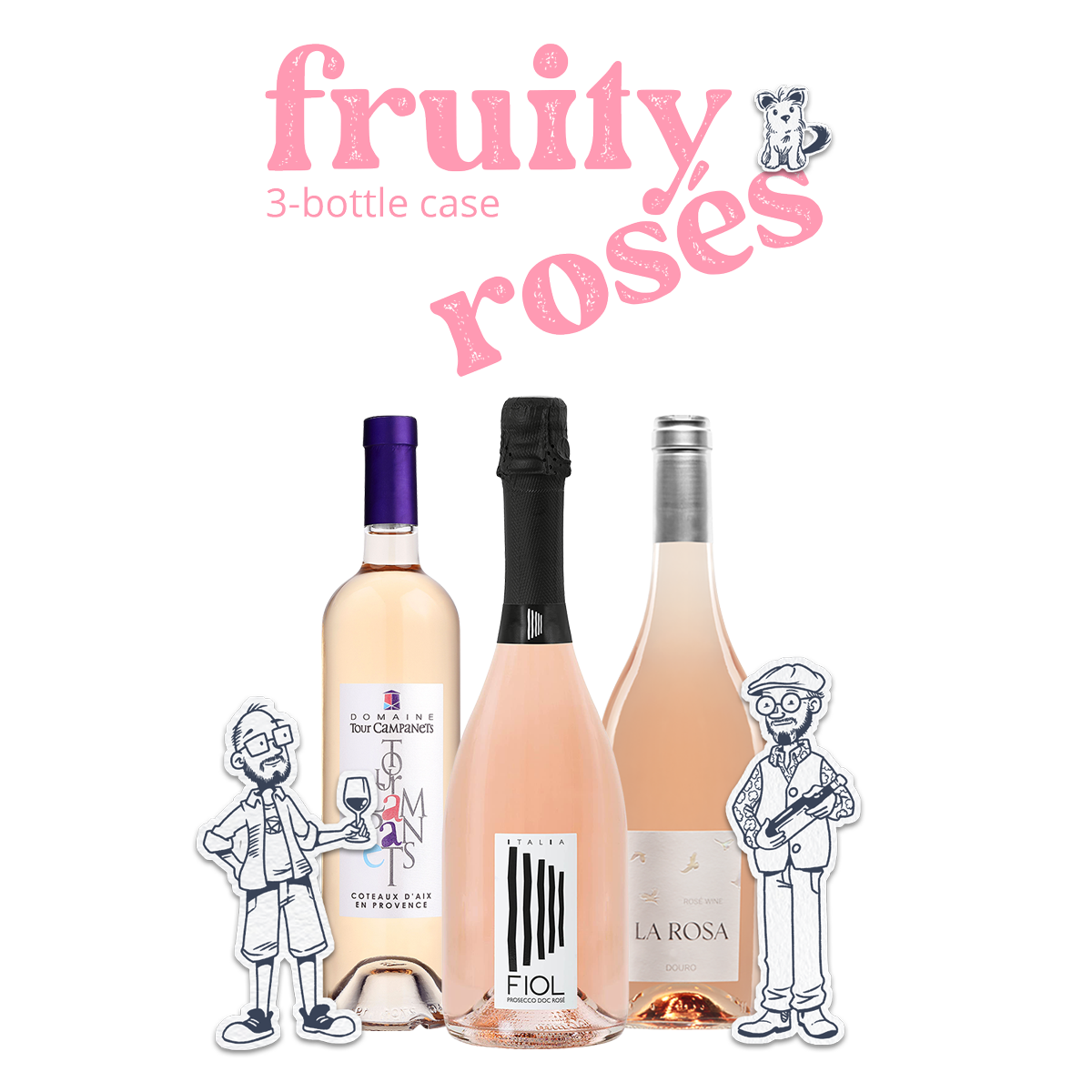 Fruity Rosés (3-Bottle Case)