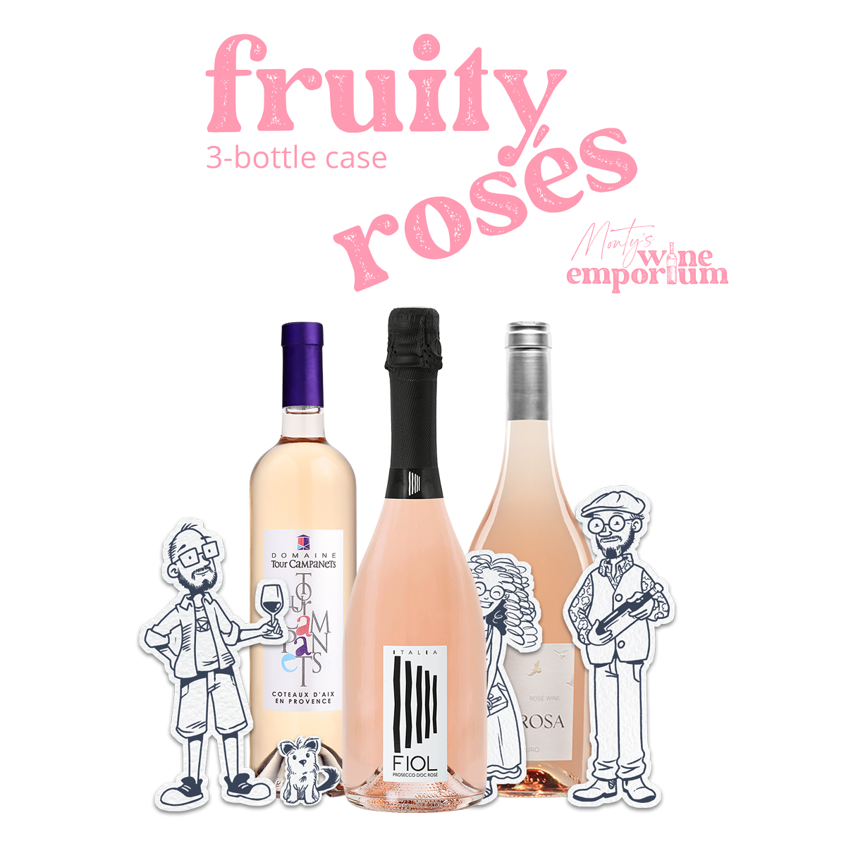 Fruity Rosés (3-Bottle Case)
