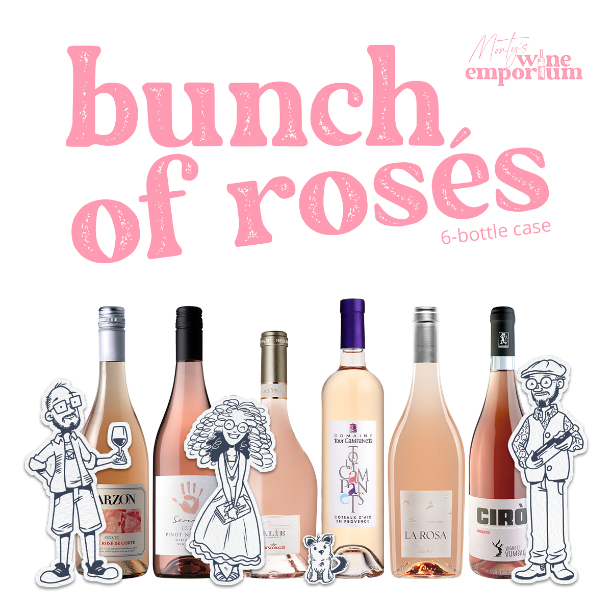 Bunch of Rosés (6-Bottle Case)