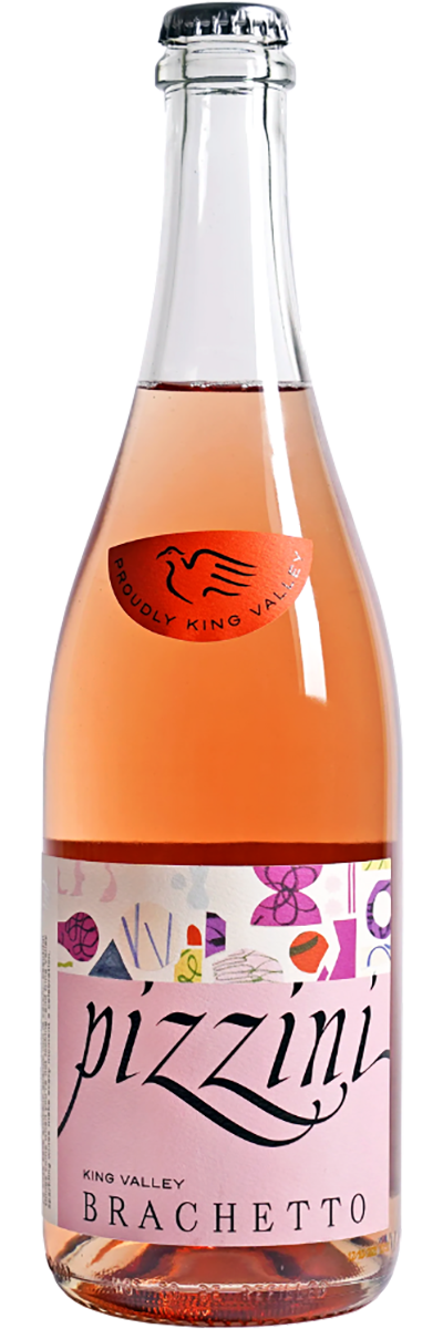 Bottle shot of Pizzini Brachetto Rosé