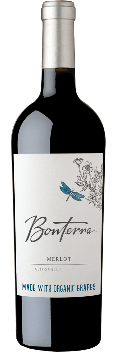 Bottle shot of Bonterra Organic Vineyards Merlot