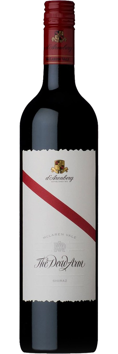 Bottle shot of d'Arenberg The Dead Arm Shiraz