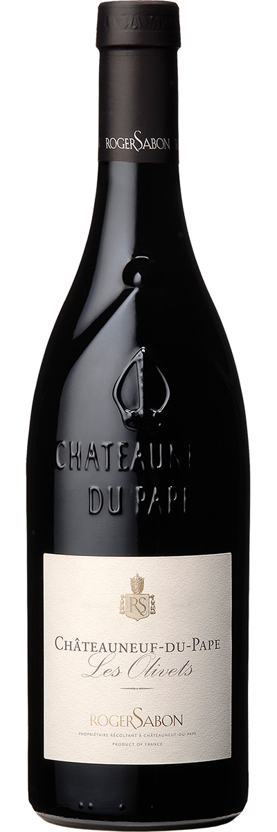 Bottle shot of Roger Sabon Châteauneuf-du-Pape Les Olivets