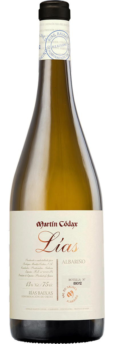 Bottle shot of Martín Códax Lías Albariño