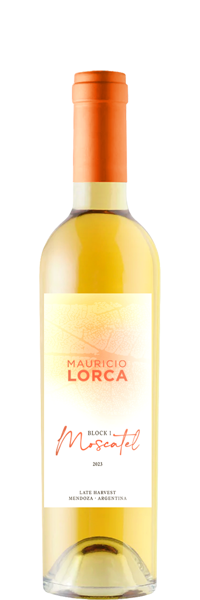 Bottle shot of Mauricio Lorca Block 1 Late Harvest Moscatel 50cl