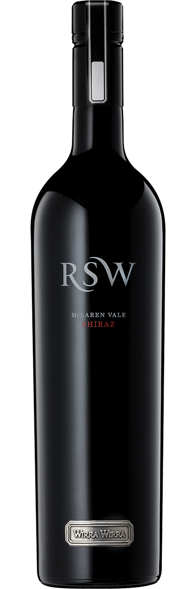 Bottle shot of Wirra Wirra RSW Shiraz