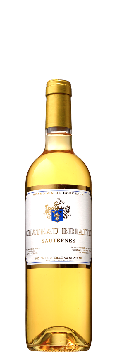 Bottle shot of Château Briatte Sauternes 37.5cl