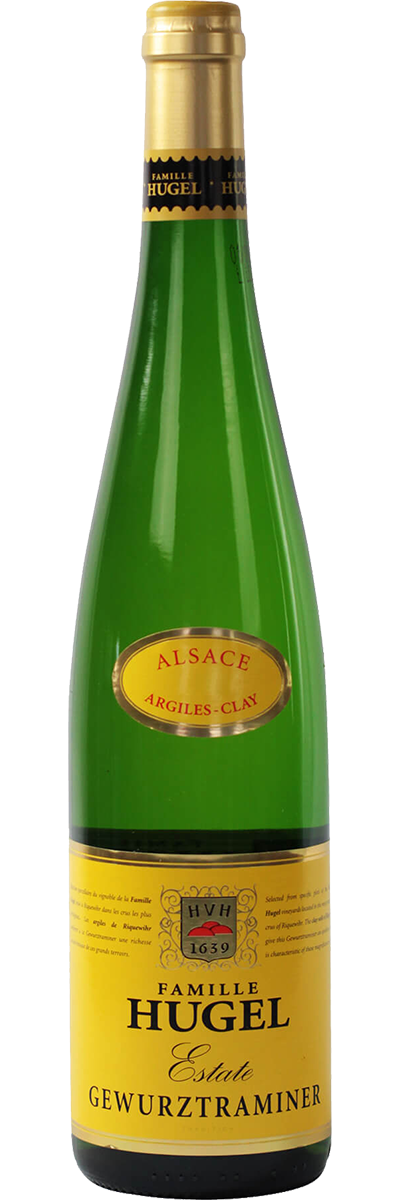 Bottle shot of Famille Hugel Estate Gewürztraminer