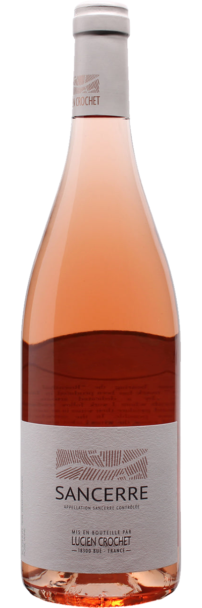 Bottle shot of Lucien Crochet Sancerre Pinot Rosé