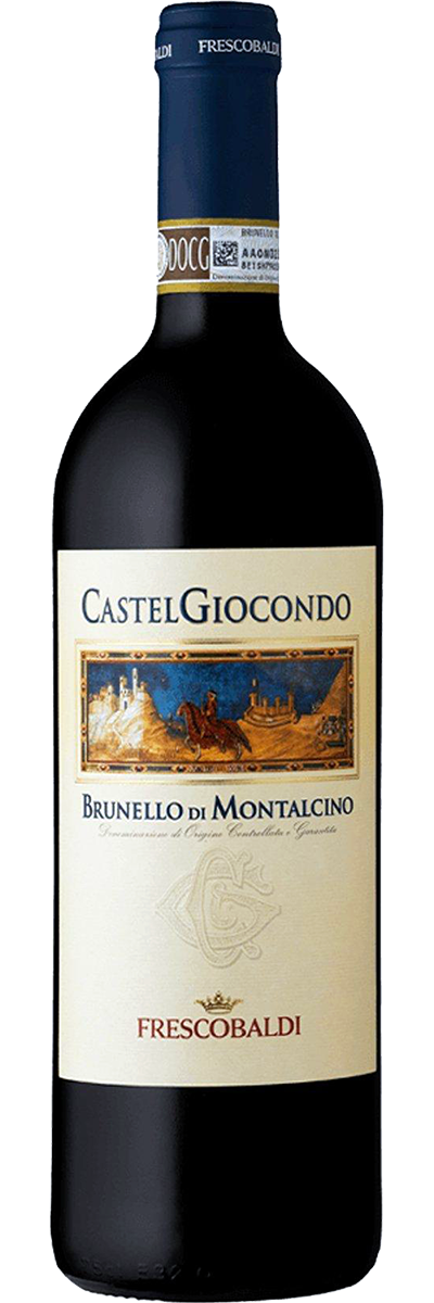 Bottle shot of Frescobaldi CastelGiocondo Brunello di Montalcino