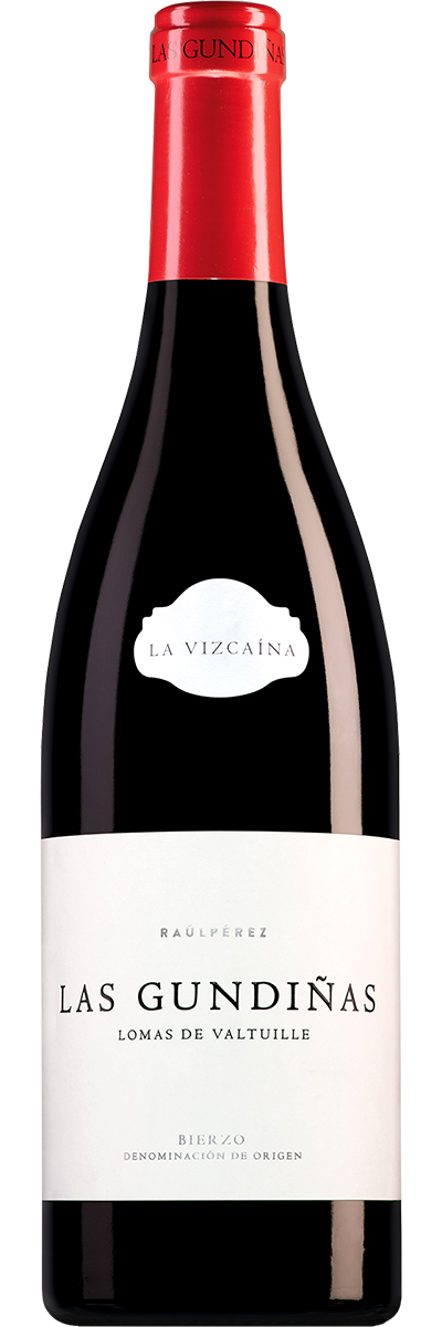 Bottle of Raúl Pérez La Vizcaína Las Gundiñas, El Bierzo, Spain, Mencia red wine