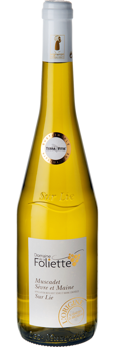 Bottle shot of Domaine de la Foliette Muscadet Cuvee l'Origine