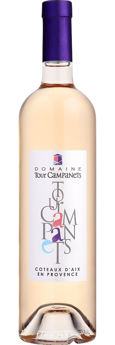 Bottle shot of Domaine Tour Campanets Coteaux d'Aix en Provence Rosé