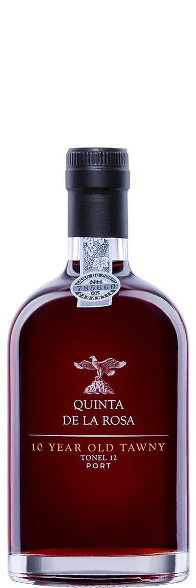 Bottle shot of Quinta de la Rosa Tawny 10 Year Old Port Non-Vintage 50cl