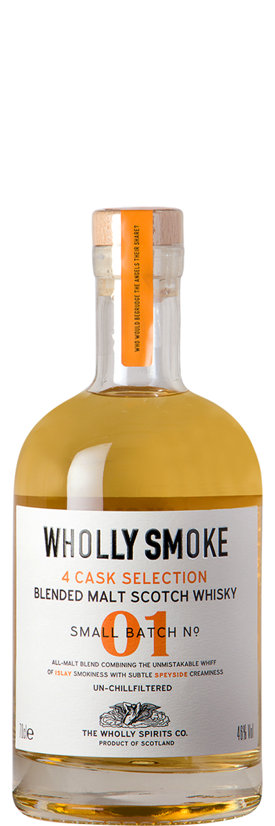 Wholly Smoke Blended Malt Scotch Whisky Small Batch No. 1