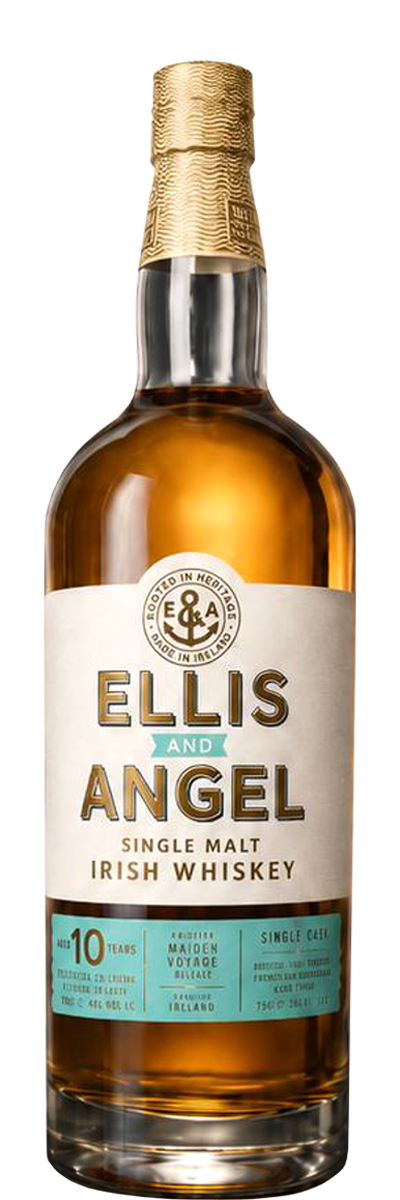 Bottle of Ellis & Angel Premium Irish Single Malt Whiskey, 70cl, 46% ABV, Ireland