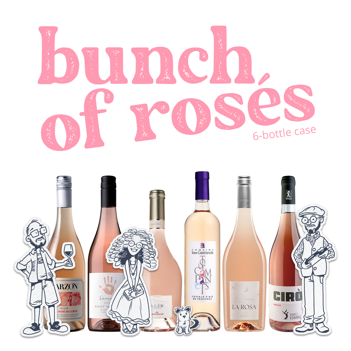 Bunch of Rosés (6-Bottle Case)
